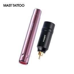 Tattoo Machine Mast Tour AIR Wireless Pen Kit Mcore Motor Lichtste oplaadbare T2-batterijsetvoeding 231030