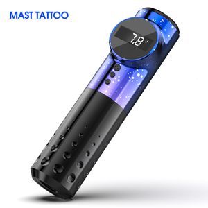 Machine à tatouer mât sans fil batterie stylo rotatif affichage à LED maquillage permanent pour artiste 230728