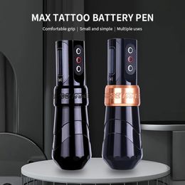 Máquina de tatuaje pluma profesional inalámbrica Motor Sin Núcleo de 10000Rpm con batería de litio para artista de maquillaje permanente Pmu 231110