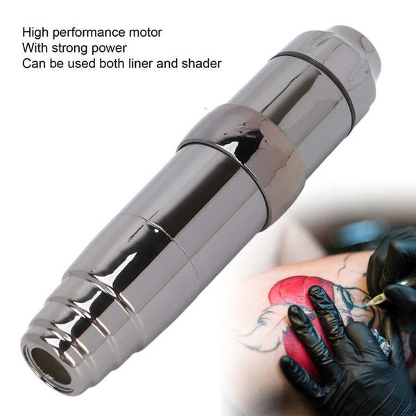 Máquina de tatuaje pluma profesional potente Motor silencioso ceja labio pistola de maquillaje permanente con línea de gancho para tatuador 230728