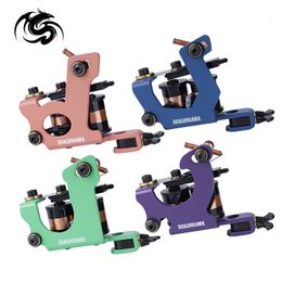 Tattoo Machine Professionele Top Kwaliteit Dragonhawk Tattoo Machine Ijzer Fijne Voering Wrap Coils Guns Tattoo Supply 230711