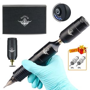 Tattoo Machine Professionele Draadloze Rotary Tattoo Pen Machine Batterij Met Draagbare Power Permanente Make-up Tattoo Body Art 230711