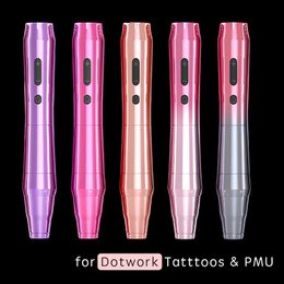 Machine à tatouer Thunderlord, stylo à sourcils sans fil avec 2 piles, pour lèvres, tatouages, beauté, maquillage Semi-Permanent, 231121