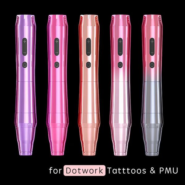 Máquina de tatuaje Thunderlord lápiz de cejas inalámbrico con 2 baterías para labios tatuajes belleza maquillaje semipermanente 231121