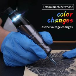 Tattoo Machine YILONG Veelkleurige Professionele Draadloze Pen Magic II Kit voor Body Art 231030