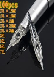 Tatoue aiguille 1rl Disposable Stérilisé Permanent Makeup Cartridge Needles Tips For Beeprow Lip Agulha Easy Click CX2008087841590