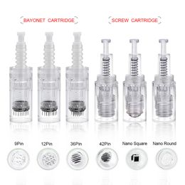 Tattoo naalden 102050pcs Microneedling Mesotherapie Microneedles Cartridge Needle voor MYM Micro 230425