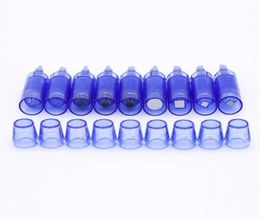 Aiguilles de tatouage 10pcs A1 A6 Astuce électrique 9 12 24 36 42 Nano Blue Transparent Bayonet Vis bouche générale Micro4957608