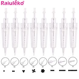 Aiguilles de tatouage 20 pièces Micro cartouche à baïonnette pour R1R2R3R5R7F3F5F7 Micropigmentation maquillage sourcils lèvres Derma outils 230217