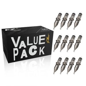 Agujas de tatuaje 50 PCS Tamaños variados Cartucho de filtro EZ Kit de agujas para tatuar Liner Shader para máquina de pluma rotativa Suministros de agarre 231012