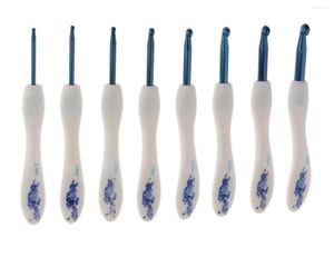 Tattoo naalden 8 plastic bloem haakhaak set aluminium breaalnaald wevende vaartuigen 256 mm9661235