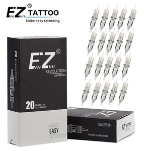 Tattoo naalden EZ Revolution cartridge naald ronde voering RL #12 0,35 mm #10 0,30 lange taper roterende machine aanbod 20 pcsbox 221122