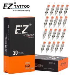 Tattoo naalden EZ Revolution Cartridge Tattoo naalden Round Shader Rs 3,5 mm medium Taper voor roterende machinegrepen 20 PCSBox 230317