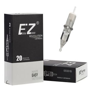 Tattoo naalden EZ Revolution Naaldcartridge #08 Bugpin 0,25 mm ronde voering RL voor permanente make -up roterende penmachines 20 PCSBOX 220921
