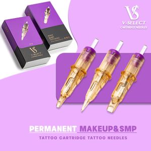 Aiguilles de tatouage Système EZ V Cartouche de maquillage permanent Aiguilles de tatouage Micropigmentation Maquillage permanent Sourcils Eyelinver Lèvres Microblading 231109