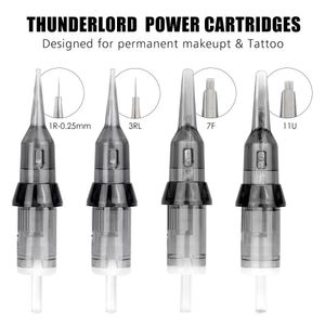 Tattoo naalden Thunderlord Power Naald Liner Shader Permanent Makeup Cartridge 1R 7F voor Universal Machine Pen EST 221121