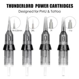 Aiguilles de tatouage Thunderlord Power, boîte de maquillage permanente 1R 7F pour stylo Machine universel, dernier modèle 231205