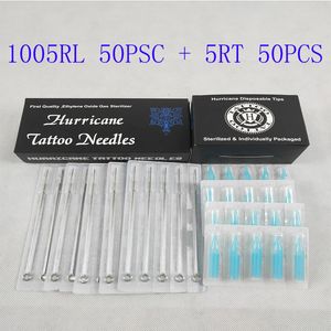 Tattoo Needles Tip 1005RL5RT Aiguilles et tubes de tatouage Conseils mixtes - Aiguilles de tatouage professionnelles Conseils de tatouage en plastique jetables 231229