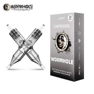 Tattoo naalden wormgat cartridge 20 stcs rs rl m1 rm patroon wegwerp steriel veilig voor machine handgrepen 221122