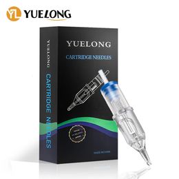 Aiguilles de tatouage YUELONG 20 pièces aiguilles de cartouche de tatouage 3 5 7 9 11RS aiguille de tatouage de Membrane de sécurité pour les Machines de cartouche stylo 231013