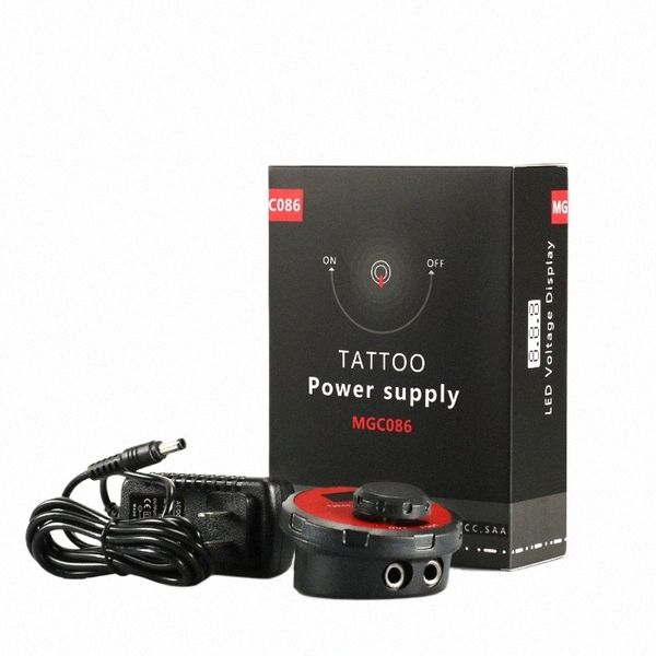 Kit de fuente de alimentación para tatuaje Máquina de tatuaje LCD digital Fuente de transferencia de energía Maquillaje permanente Labio Ceja Tatuaje Pluma Fuente de alimentación p5y2 #