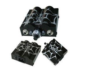 Tattoo -voeding Nieuwe Pro Spider Web Double Wave Tattoo Power Plug Supply Tattoo Body Art8076472