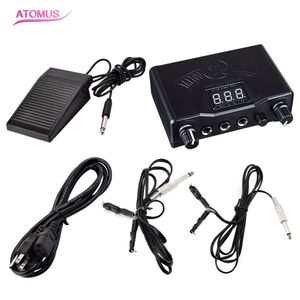 Tattoo Voeding Set US Standard Foot Pedal Power Cable Kit Tattoo Accessoire Power Cable Kit Tattoo Accessoire