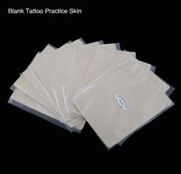 Tattoo Practice Skin Sheet 10pcslot Blank Plain para el kit de suministro de máquina 20 x 15 cm Microblading3882212