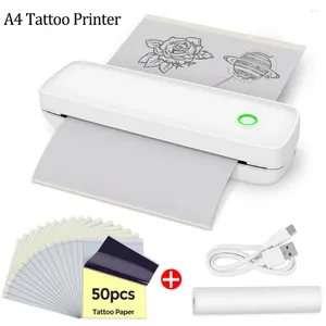 Tattooprinter met transferpapier A4-formaat stencilprinters Thermische draagbare machine