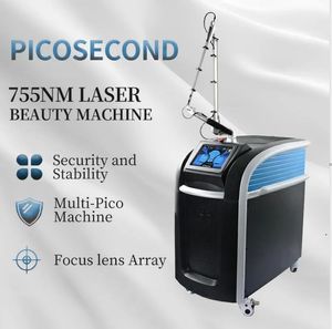 Tatoeageverwijdering Laser Picosecond Laser Machine Pigmentatie removaPicol Focus Spot Sproet verwijderen met 450ps 3500watt schoonheidsmachine