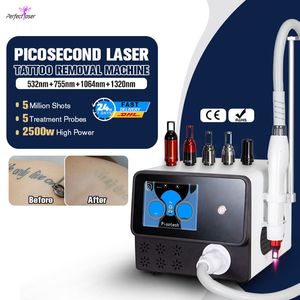 Tattoo verwijdering Picoseconde Laser Machine Salon Professional Pico Yag Tattoo Removal Apparatuur Wenkbrauwvlekken Verwijderen Huid Verjongingsapparaat