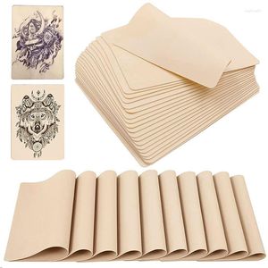 Tattoo Supplies 1/3/5pcs Blank Practice Skin Eyebrow Gragon Pattern Paint Mixer Makeup Double Sized Synthetic Leather Accessories