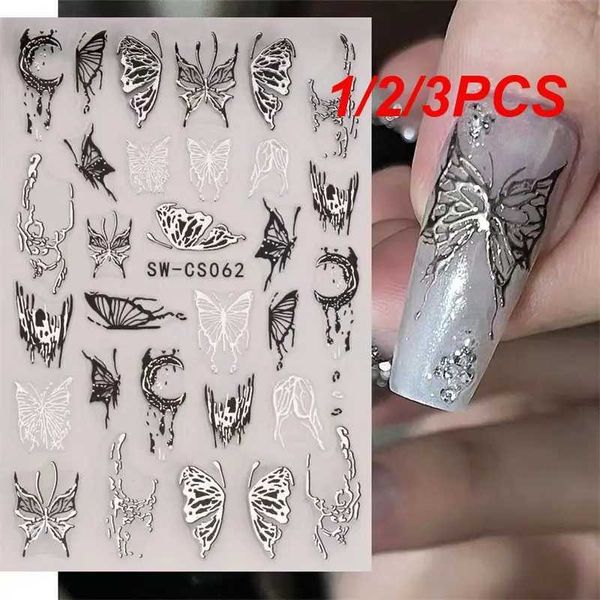 Transfert de tatouage 1/2 / 3pcs Tatouages temporaires de l'aile ange pour femmes pour femmes adultes FACTURE REALLAGE FAUX FAUIL TATOO STANTER 240427