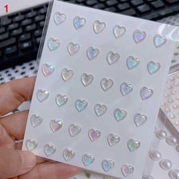 Transfert de tatouage Stickers de visage bricolage Rugestones Face Bijoux Autocollants à sourcils Glitter Diamond Eye Makeup Tattoo Tatoo Party Corps Art Tattoos 240427