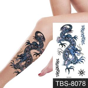 Transfert de tatouage Tatouage temporaire Phoenix Dragon Animaux tatouage Art Body Stickers Femmes Men de jambe sexy