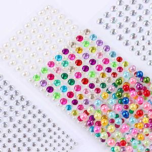 Transfert de tatouage Tatouages Tatouages Body Stickers Makeup Festival Festival Bijoux Nail Face Gems Diamants Adhesive Glitters for the Rhinestone Face Pearls 240426