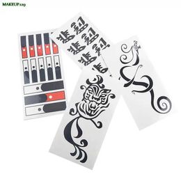 Tatouage Transfert imperméable Anime Tokyo Revengers Tattoos Draken Cosplay Sticker Ken Ryuguji Tatouage temporaire Autocollant Dragon Halloween Accessoire 240426