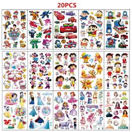 Tatoeages 20 stks/set Tatuajes Temporales Leuke Tijdelijke Tatoeages Stickers voor Kinderen Meisjes Jongens Kunst Nep Tatoo Waterdicht Tatuaze Dla Dzieci