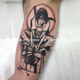 Tatoeages Gekleurde Tekening Stickers 20 Vellen Cartoon Anime Waterdichte Tijdelijke Fake Tattoo Sticker Bloem Arm Mannen Vrouwen Faux Tatouage Art Tatuagem Adesiva Set HotL2