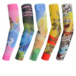 Tatoeages Groothandel Kinderen Unisex Elastische Zonwering Arm Tattoo Sleeve Voor Kid Outdoor Arm Tattoo Kousen 400 stks/partij Gratis verzending