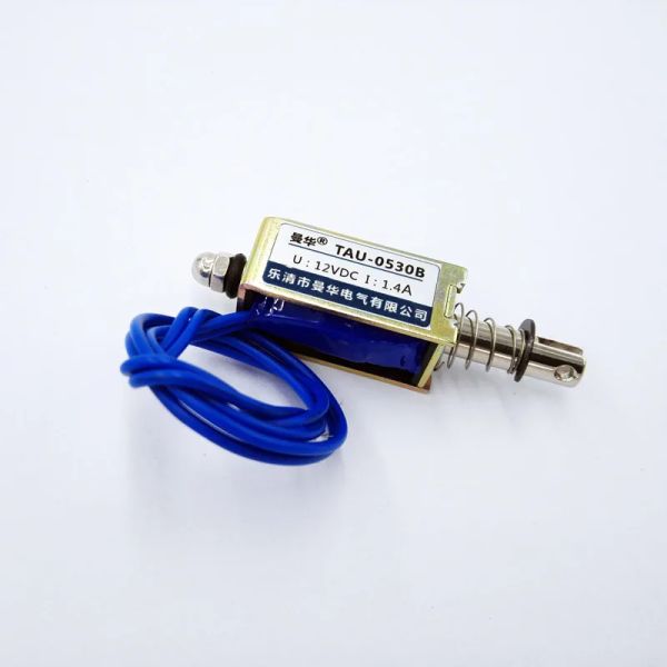 TAU-0530B Magnet Force Push y tire de DC12V 6V 24 V Solenoide de marco abierto de electromagnet