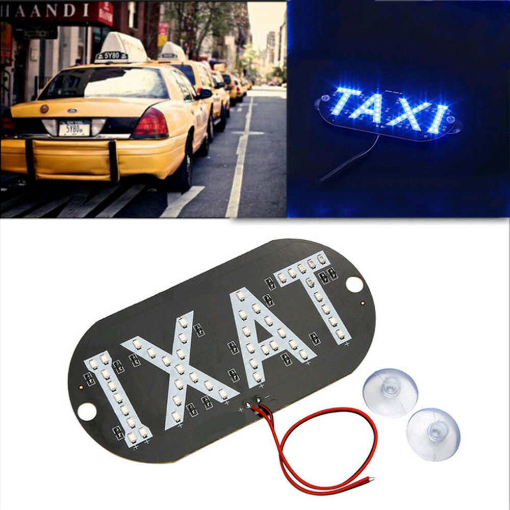TAXI Cab Windscreen Windshield LED Light Sign Car High Brightness Lamp Bulb for drivers hot sale