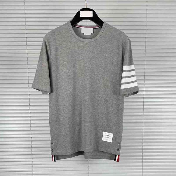 TB Shirt Summer Pearl Ground Cotton Brand à manches à manches courtes Panas Panas Net T-shirt décontracté Mode Soft Men et Femme Top Streetwear Streetwear Correct Version 817 192