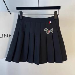 TB-vrouw rokken casual jurken designer shorts geplooide rok hoge taille slanke korte rok uit de lenteveer herfst bodems jurk s-l