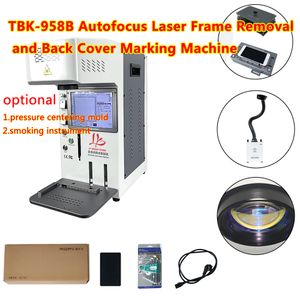 TBK 958B Laser Separator Machine voor iPhone 13 Pro Max Back Cover Glass LCD -scherm Verwijder het maken van apparatuur met rookapparaat