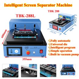 TBK288L/288 Automatische Intelligente Controle Lcd-scherm Separator Machine voor Universele IPAD Mobiele Telefoon Repareren Opknappen 9.7/13 inch