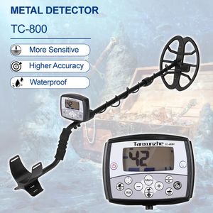 TC-800 Detector de metales Detector de oro profesional de alta sensibilidad Tesoro con tecnología de frecuencia única VFLEX Impermeable 240105