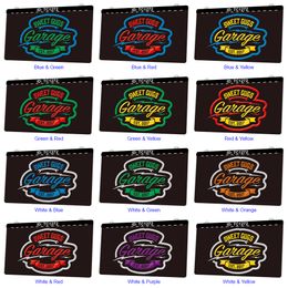 TC1272 Sweet Gugs Garage Light Sign Gravure 3D bicolore