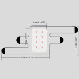 TCARE 1PAIR Tourmaline Zelfverwarmende knie-leggings Brace Ondersteuning magnetische therapie Knie-pads Verstelbare knie massager Gezondheidszorg