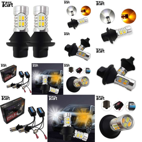 TCART 1156 150 ° PY21W BAU15S Accesorios interiores de automóvil para Mitsubishi Pero Sport Luces de carreras diurnas y luz de la luz